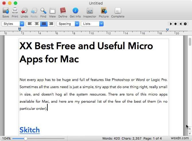 Mac के लिए शीर्ष 15 निःशुल्क और उपयोगी माइक्रो ऐप्स 