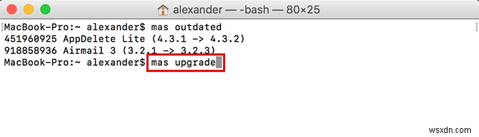 Mac पर टर्मिनल का उपयोग करके ऐप्स कैसे अपडेट करें 
