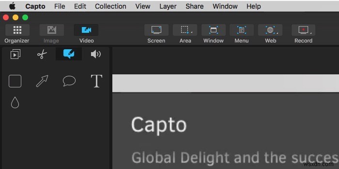 Capto - Mac के लिए अंतिम छवि और वीडियो स्क्रीन कैप्चर ऐप 