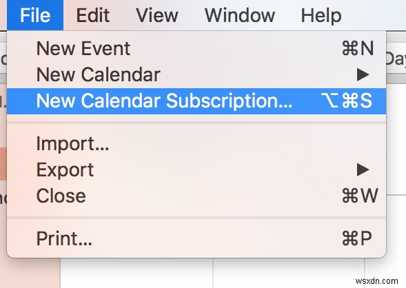 अपने Mac का उपयोग करके Apple डिवाइस में कैलेंडर सब्सक्रिप्शन को कैसे सिंक करें 