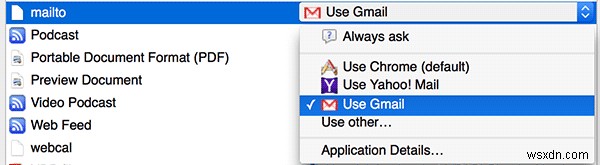 अपने मैक पर विभिन्न ब्राउज़रों में जीमेल को डिफ़ॉल्ट मेल ऐप के रूप में कैसे सेट करें 