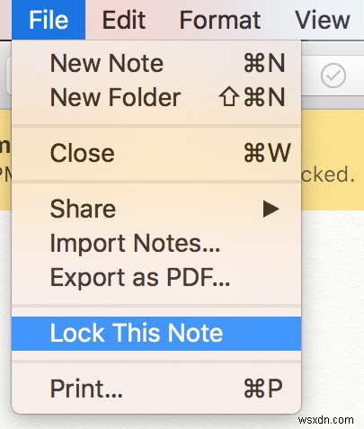 अपने मैक पर नोट्स कैसे लॉक करें 