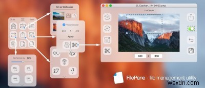 Mac के लिए Filepane:अपनी उत्पादकता में सुधार के लिए उपयोगी ड्रैग-एंड-ड्रॉप क्रियाएँ जोड़ें 