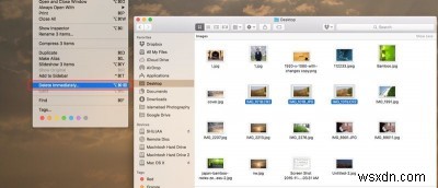 OS X El Capitan में फ़ाइलों को तेज़ी से कैसे हटाएं 