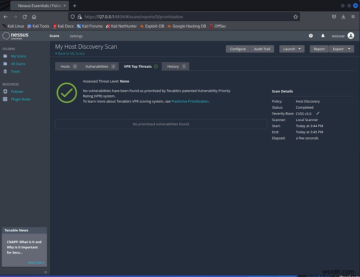 Linux पर Nessus भेद्यता स्कैनर का उपयोग कैसे करें 