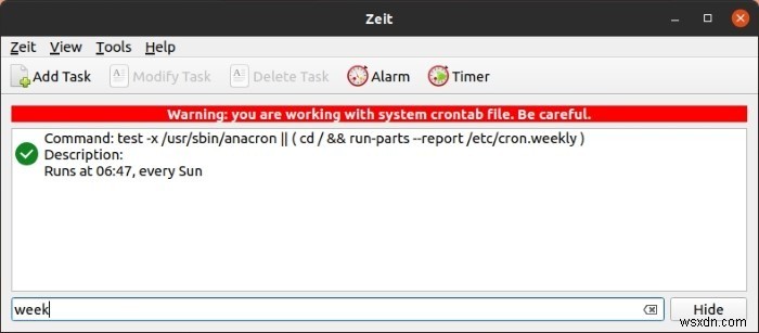 लिनक्स में Zeit . के साथ आसानी से क्रॉन जॉब कैसे बनाएं 