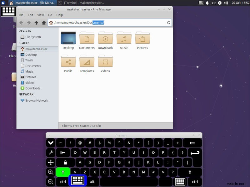 लिनक्स में वर्चुअल ऑन-स्क्रीन कीबोर्ड कैसे सेट करें 