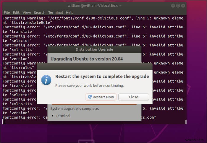 Ubuntu 18.04 LTS को Ubuntu 20.04 LTS में अपग्रेड कैसे करें 
