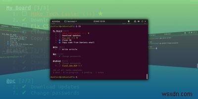 टास्कबुक के साथ टर्मिनल में अपने कार्यों को कैसे प्रबंधित करें 