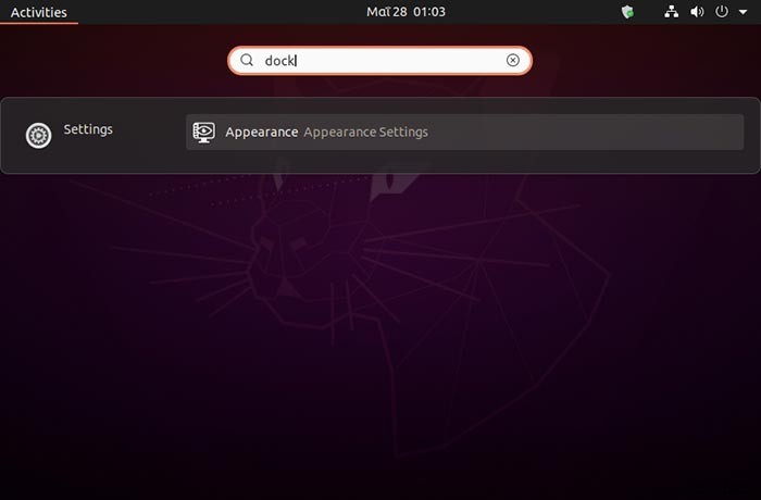 Ubuntu 20.04 में टॉप बार और साइड पैनल को कैसे छिपाएं 