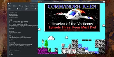 पुराने डॉस गेम्स खेलने के लिए लिनक्स के लिए डॉसबॉक्स कैसे स्थापित करें 