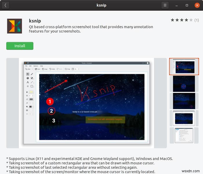 Linux में Ksnip के साथ स्क्रीनशॉट कैसे लें और एनोटेट कैसे करें 