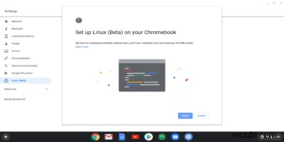 Chromebook पर Linux ऐप मोड कैसे सक्षम करें 