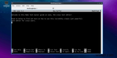 लिनक्स में नैनो टेक्स्ट एडिटर का उपयोग करने के लिए शुरुआती गाइड 