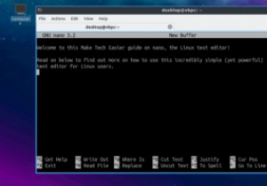 लिनक्स में नैनो टेक्स्ट एडिटर का उपयोग करने के लिए शुरुआती गाइड 