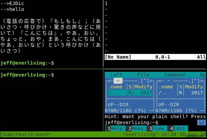 Linux में Tmux सत्र को कैसे प्रबंधित और पुनर्स्थापित करें? 