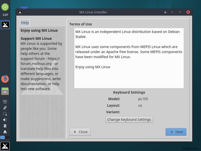 एमएक्स लिनक्स समीक्षा:एक लोकप्रिय, सरल और स्थिर लिनक्स डिस्ट्रो 