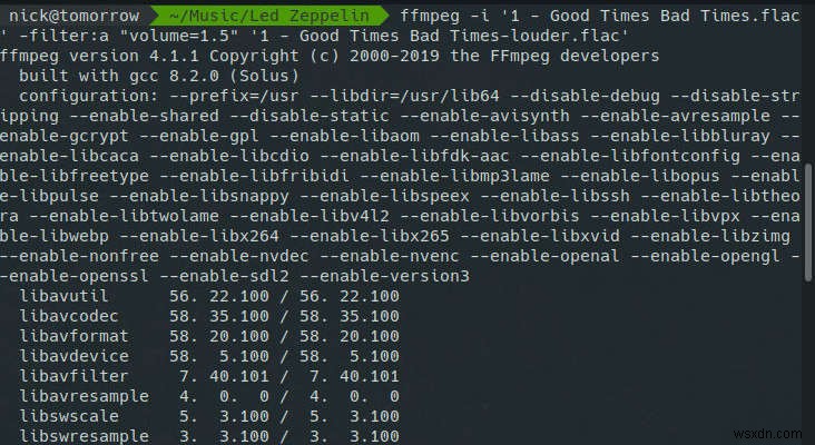 FFMPEG के साथ अपनी संगीत फ़ाइलों को समायोजित और सामान्य करें 