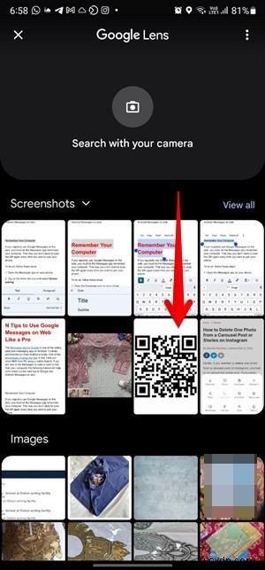 एंड्रॉइड और आईफोन पर स्क्रीनशॉट या इमेज से क्यूआर कोड कैसे स्कैन करें 