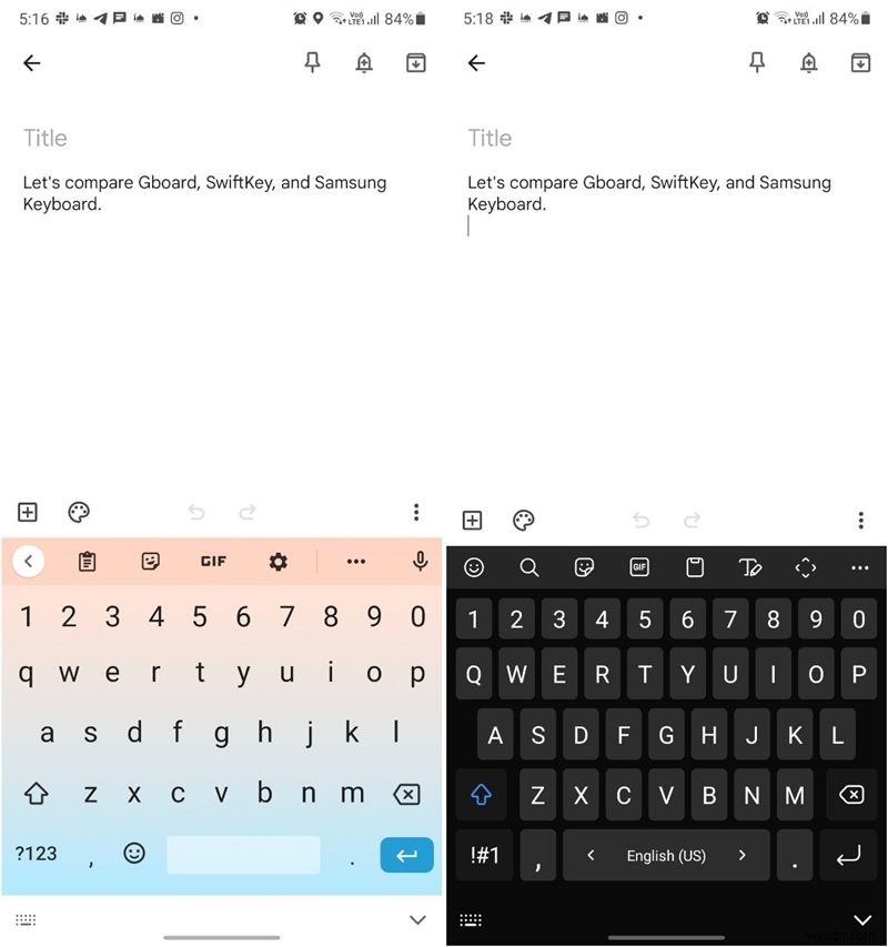 Gboard बनाम सैमसंग कीबोर्ड बनाम स्विफ्टकी:कौन सा सर्वश्रेष्ठ है? 