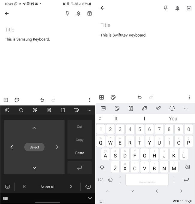 Gboard बनाम सैमसंग कीबोर्ड बनाम स्विफ्टकी:कौन सा सर्वश्रेष्ठ है? 