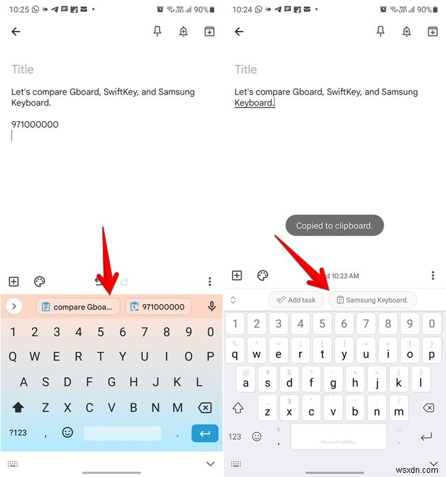 Gboard बनाम सैमसंग कीबोर्ड बनाम स्विफ्टकी:कौन सा सर्वश्रेष्ठ है? 