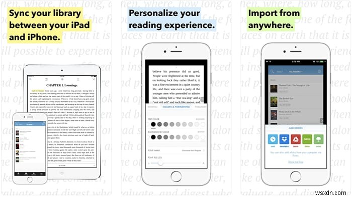 IOS के लिए सर्वश्रेष्ठ ईबुक रीडर ऐप्स में से 5 