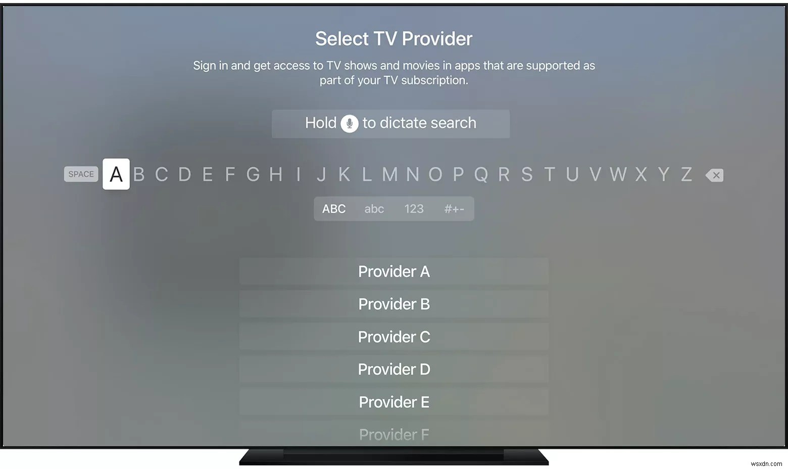 IOS और Apple TV में टीवी प्रदाता कैसे जोड़ें 