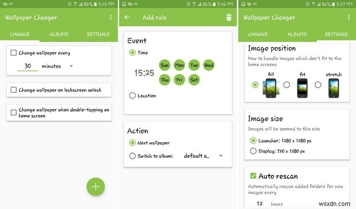 आपके Android फ़ोन को लोकप्रिय बनाने के लिए 7 वॉलपेपर परिवर्तक ऐप्स 