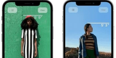 IPhone 12 Pro के साथ किसी व्यक्ति की ऊंचाई कैसे मापें? 