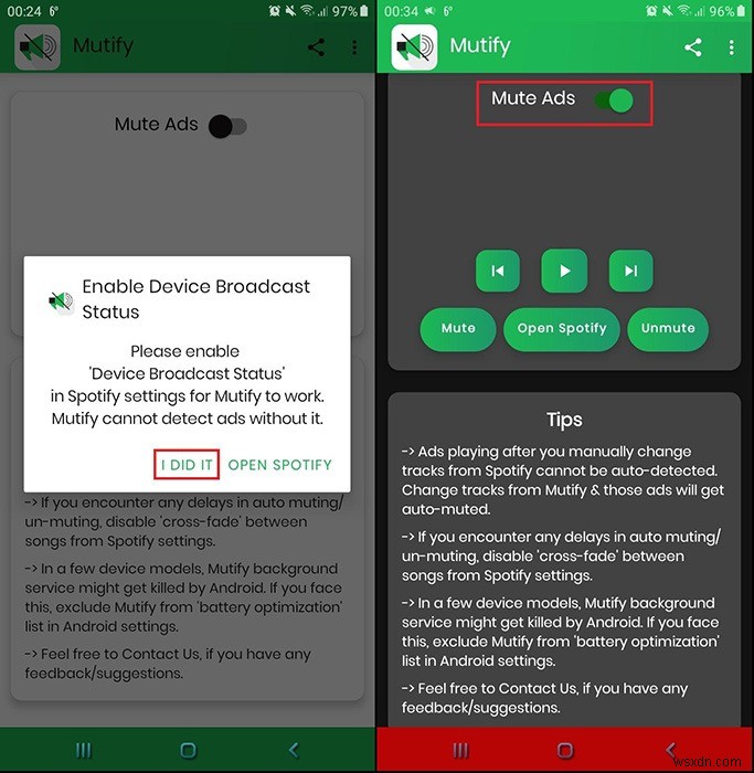 Android पर Spotify विज्ञापनों को कैसे म्यूट करें 