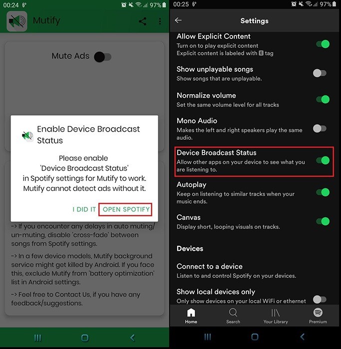 Android पर Spotify विज्ञापनों को कैसे म्यूट करें 