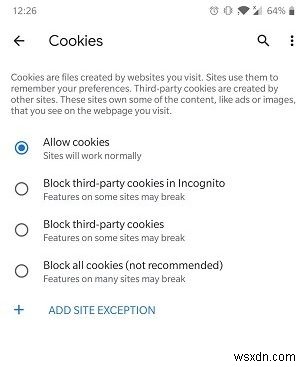 अपने Android ब्राउज़र में कुकीज़ कैसे सक्षम करें 