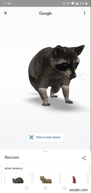 Google के 3D जानवरों को अपने लिविंग रूम में कैसे लाएं 