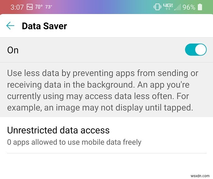Android पर डेटा बचतकर्ता का उपयोग कैसे करें 