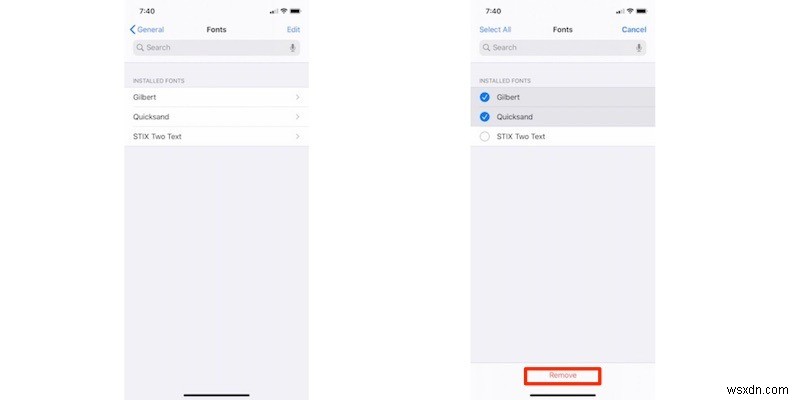 IOS 13 . पर नए फ़ॉन्ट कैसे स्थापित करें 