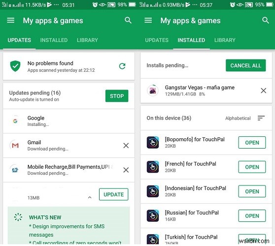 Google Play ऐप में डाउनलोड पेंडिंग एरर को कैसे ठीक करें 