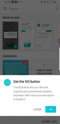 Android के लिए Firefox के ScreenshotGo का उपयोग कैसे करें 