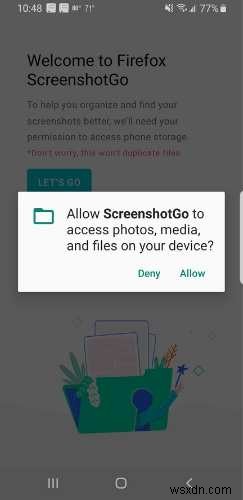 Android के लिए Firefox के ScreenshotGo का उपयोग कैसे करें 