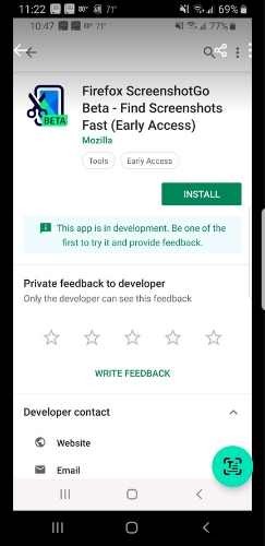 Android के लिए Firefox के ScreenshotGo का उपयोग कैसे करें 