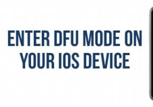 रिकवरी के लिए अपने iPhone/iPad को DFU मोड में कैसे डालें? 