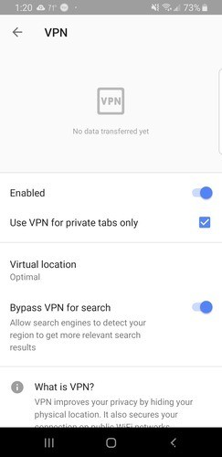 Android के लिए Opera Browser के निःशुल्क VPN का उपयोग कैसे करें 