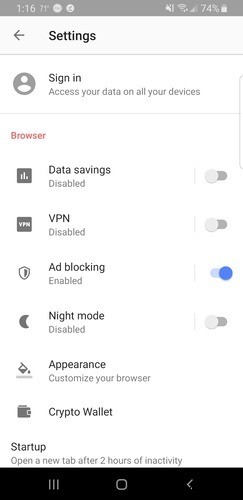 Android के लिए Opera Browser के निःशुल्क VPN का उपयोग कैसे करें 