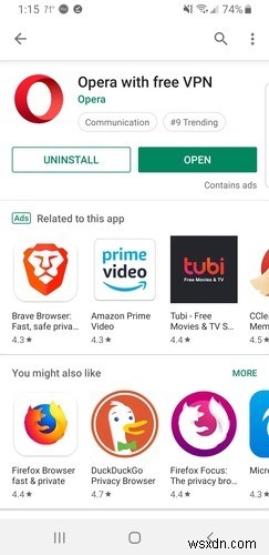 Android के लिए Opera Browser के निःशुल्क VPN का उपयोग कैसे करें 