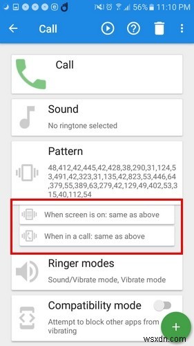 Android में संपर्कों में एक अनुकूलित कंपन पैटर्न कैसे जोड़ें 