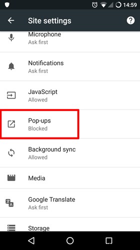 Android उपकरणों पर पॉप-अप कैसे रोकें 