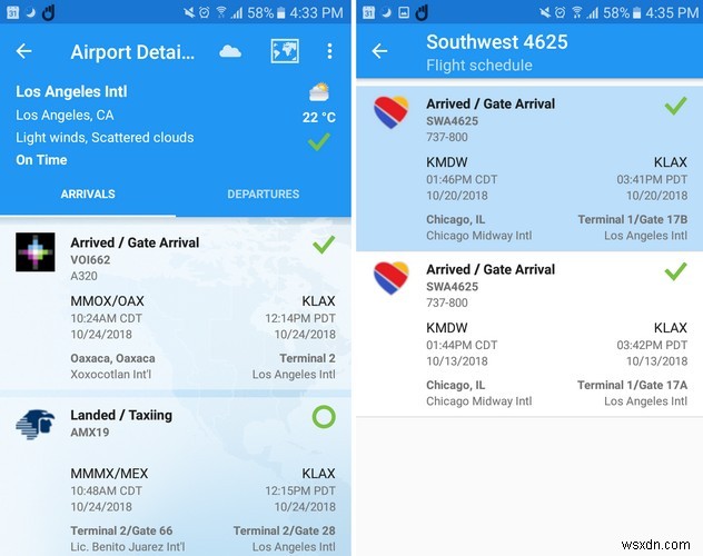 इन 5 निःशुल्क Android ऐप्स के साथ उड़ानों की निगरानी करें 