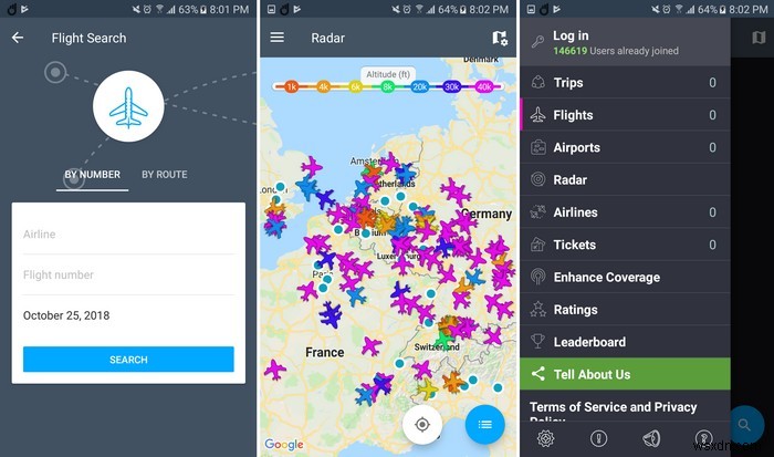इन 5 निःशुल्क Android ऐप्स के साथ उड़ानों की निगरानी करें 