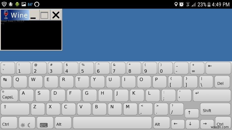 बिना बाहरी कीबोर्ड के Android के लिए वाइन का उपयोग कैसे करें 