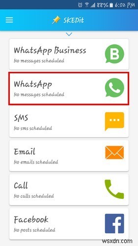 व्हाट्सएप संदेशों को शेड्यूल करने का एक तरीका जो काम करता है 